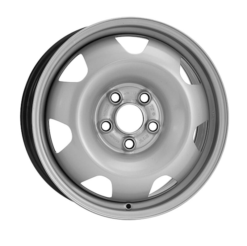Jante acier VOLKSWAGEN Util. T5 Transporter 1.9TDI/2.0i/2.0TDI/2.5TDI/3.2i-V6<br>4-motion (non adaptable si 7Jx17 ET56<br>d'origine)