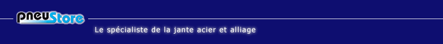 PneuStore.fr, le sp&eacute;cialiste des jantes acier et alliage